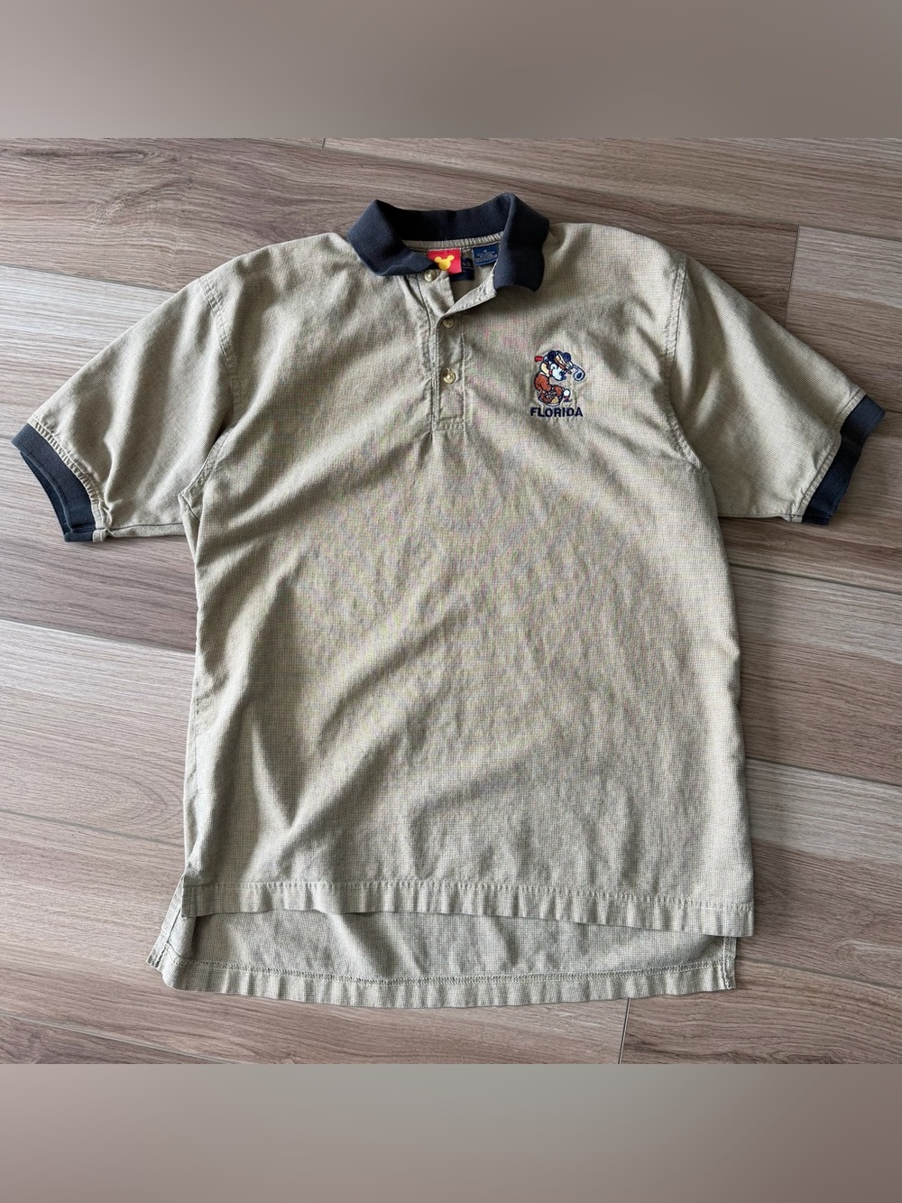 Vintage Disney Mickey Mouse Florida Golf Polo